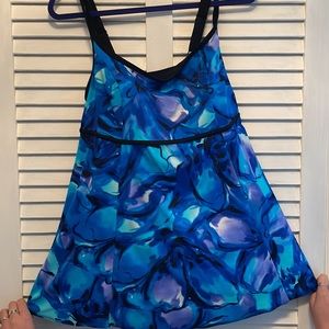 Women’s one piece spaghetti strap bathing suit (spandex inside)